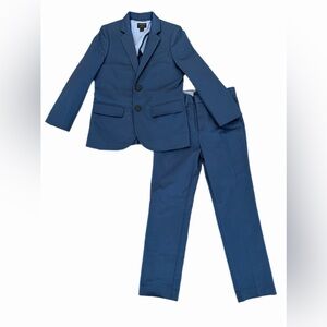 Crewcuts Boys Thompson Two-Piece Suit Jacket & Pants - Blue Sz: 6/7Jacket/7 pant